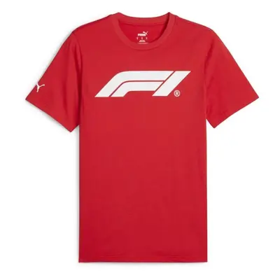 Puma F1 ESSENTIALS LOGO TEE Férfi póló, piros, méret