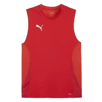 Puma TEAMGOAL SLEEVELESS JERSEY Férfi sportmez, piros, méret