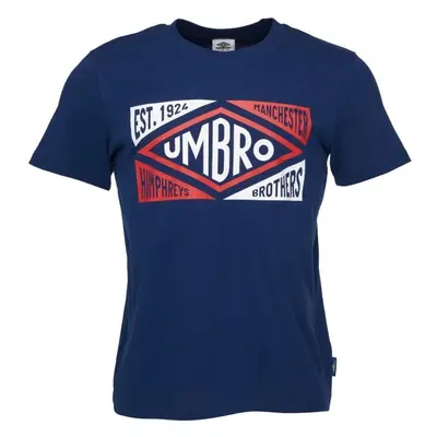 Umbro ORIGINS TEE SPORTS CULTURE Férfi póló, sötétkék, méret