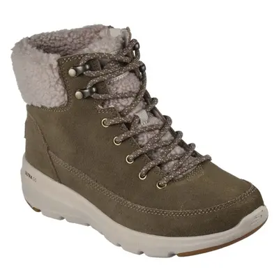 Skechers GLACIAL ULTRA - WOODLANDS Női téli cipő, khaki, méret