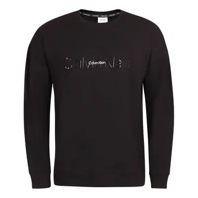 Calvin Klein EMB ICON LOUNGE-L/S SWEATSHIRT Férfi pulóver, fekete, méret