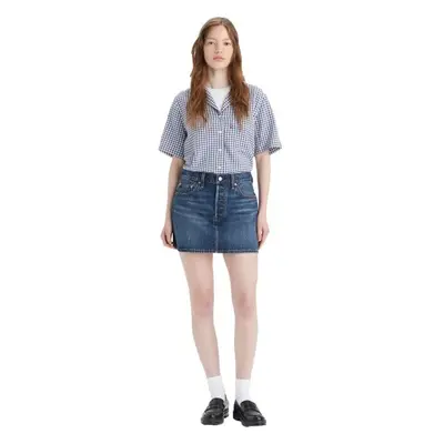 Levi's® ICON Női farmerszoknya, sötétkék, méret