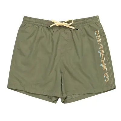 Quiksilver BEHIND WAVES Férfi úszónadrág, khaki, méret