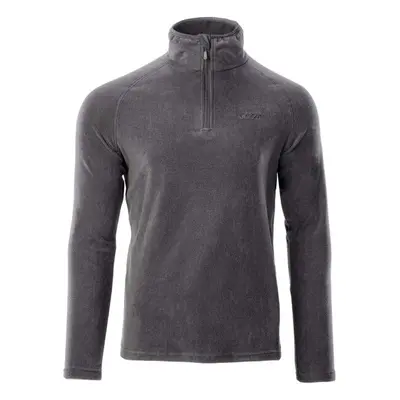 Hi-Tec DILASO Férfi fleece pulóver, sötétszürke, méret