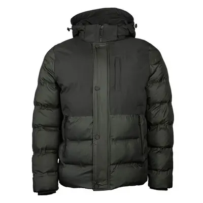 BLEND OUTERWEAR Férfi télikabát, sötétzöld, méret