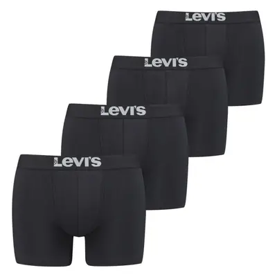 Levi's® SOLID BASIC BRIEF 4P Férfi boxeralsó, fekete, méret