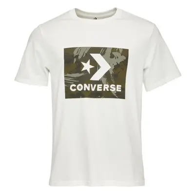 Converse STAR CHEVRON TEE Férfi póló, fehér, méret