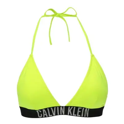 Calvin Klein STRING SIDE TIE Női bikini felső, fényvisszaverő neon, méret