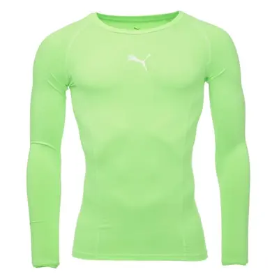 Puma LIGA BASELAYER TEE LS Férfi póló, fényvisszaverő neon, méret