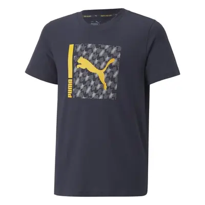 Puma ACTIVE SPORT TEE Gyerek póló, sötétkék, méret