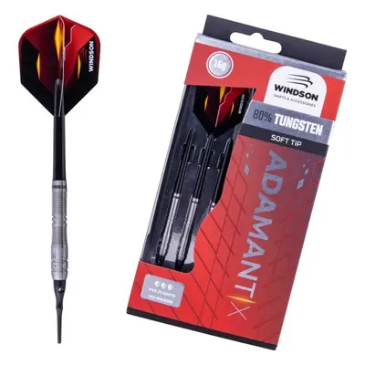 Windson ADAMANTIX G TUNGSTEN SET Wolfram darts készlet puha hegyekkel, piros, méret