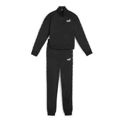 Puma ESSENTIALS TAPE TRICOT SUIT CL G Lány melegítő szett, fekete, méret