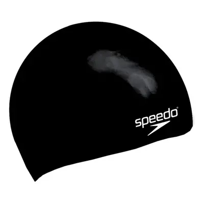 Speedo MOULDED SILC CAP JU Junior úszósapka, fekete, méret