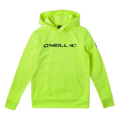 O'Neill RUTILE HOODED FLEECE Fiú pulóver, fényvisszaverő neon, méret