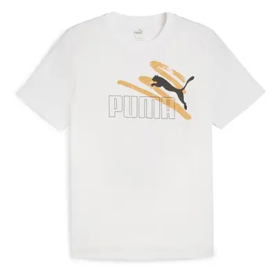 Puma ESSENTIALS + LOGO LAB SUMMER TEE Férfi póló, fehér, méret