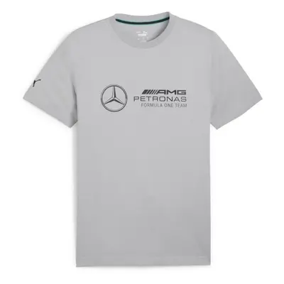 Puma MERCEDES-AMG PETRONAS F1 ESSENTIALS LOGO TEE Férfi póló, szürke, méret