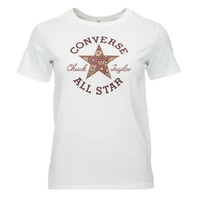 Converse CHUCK PATCH INFILL TEE Női póló, fehér, méret