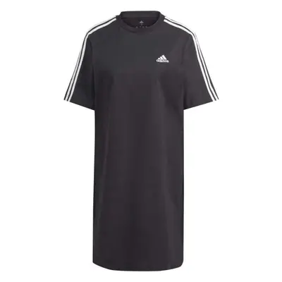 adidas ESSENTIALS 3-STRIPES SINGLE JERSEY BOYFRIEND Női ruha, fekete, méret