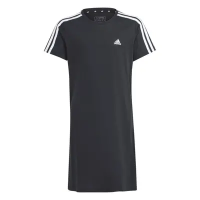 adidas ESSENTIALS 3-STRIPES DRESS Lány ruha, fekete, méret