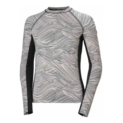 Helly Hansen WATERWEAR RASHGUARD W Női funkcionális felső, szürke, méret