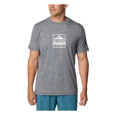 Columbia KWICK HIKE GRAPHIC SS TEE Férfi póló, szürke, méret