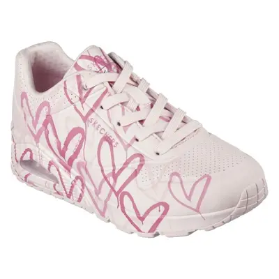 Skechers UNO - LOVING LOVE Női szabadidőcipő, bézs, méret