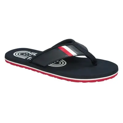 Tommy Hilfiger HILFIGER RWB PADDED BEACH Férfi flip-flop papucs, sötétkék, méret