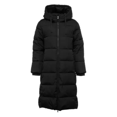 GAP V-MAXI LONG PUFFER LOGO Női télikabát, fekete, méret