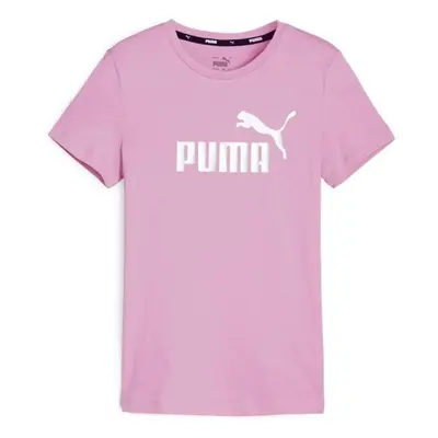 Puma ESSENTIALS LOGO TEE G Lány póló, rózsaszín, méret