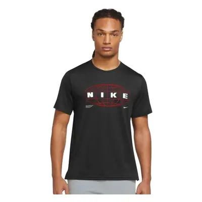 Nike NP DF HPR DRY TOP SS GFX Férfi póló edzéshez, fekete, méret