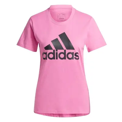 adidas LOUNGEWEAR ESSENTIALS LOGO Női póló, rózsaszín, méret