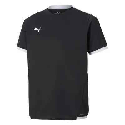 Puma TEAM LIGA JERSEY JR Férfi futballpóló, fekete, méret