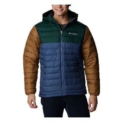 Columbia POWDER LITE HOODED JACKET Férfi kabát, kék, méret