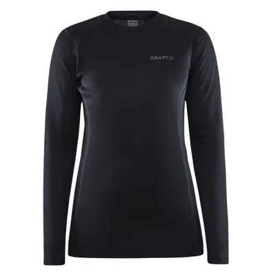 Craft CORE WARM BASELAYER LS Női funkcionális póló, fekete, méret