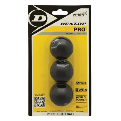 Dunlop PRO 3BBL Squash labda, fekete, méret