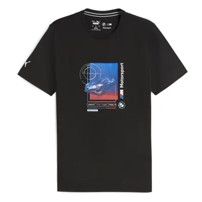 Puma BMW MOTORSPORT CAR GRAPHIC TEE Férfi póló, fekete, méret