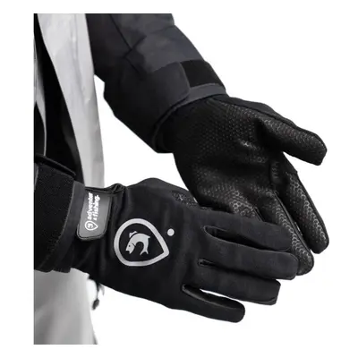 ADVENTER & FISHING GLOVE BLACK Uniszex kesztyű édesvízi horgászathoz, fekete, méret