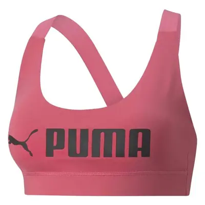 Puma MID IMPACT PUMA FIT BRA Női melltartó, rózsaszín, méret