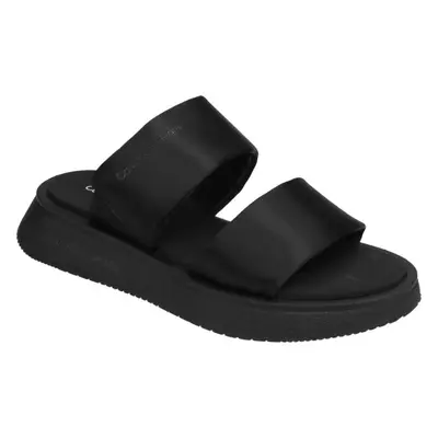 Calvin Klein SLIDE DOUBLE STRAP Női papucs, fekete, méret