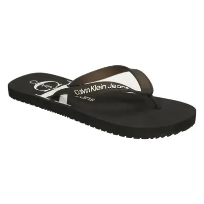 Calvin Klein BEACH SANDAL MONOGRAM Férfi strandpapucs, fekete, méret