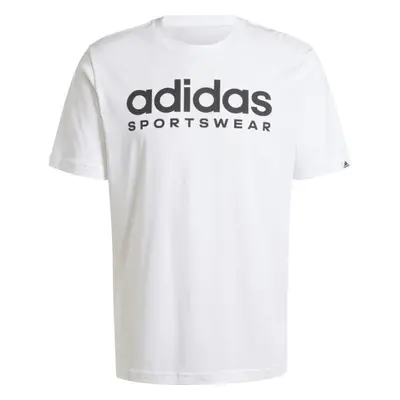 adidas SPORTSWEAR GRAPHIC TEE Férfi póló, fehér, méret