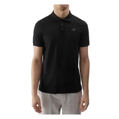 4F POLO SHIRT Férfi pólóing, fekete, méret