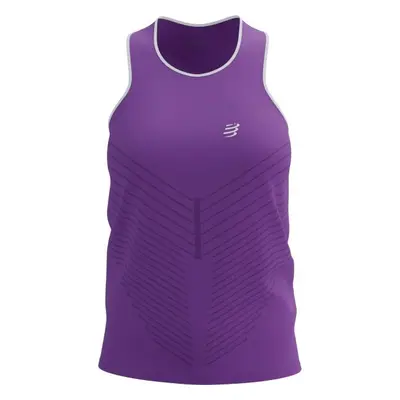 Compressport PERFORMANCE SINGLET W Női futótop, lila, méret