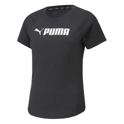 Puma PUMA FIT LOGO TEE Női póló, fekete, méret