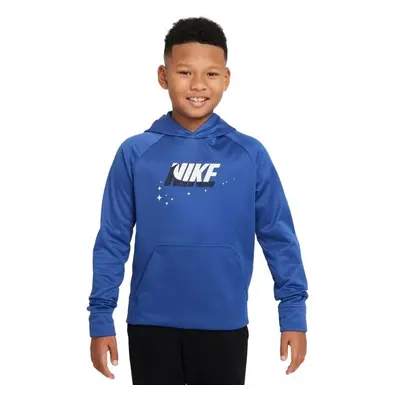 Nike TF PO HOODIE GFX Fiú pulóver, kék, méret