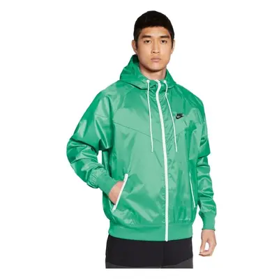 Nike HERITAGE ESSENTIALS WINDRUNNER Férfi kabát, zöld, méret