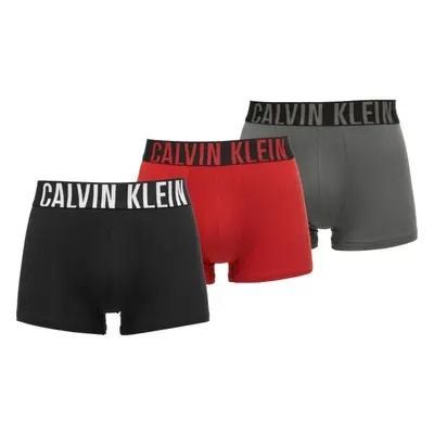 Calvin Klein TRUNK 3PK Férfi boxeralsó, piros, méret