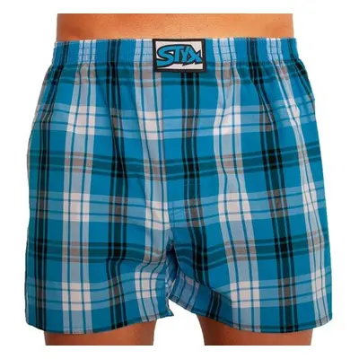 Styx MEN'S BOXERS SHORTS CLASSIC RUBBER Férfi alsó, kék, méret