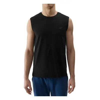 4F SLEEVELESS BASIC Férfi ujjatlan póló, fekete, méret