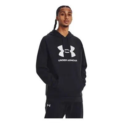 Under Armour RIVAL FLEECE LOGO HD Férfi pulóver, fekete, méret